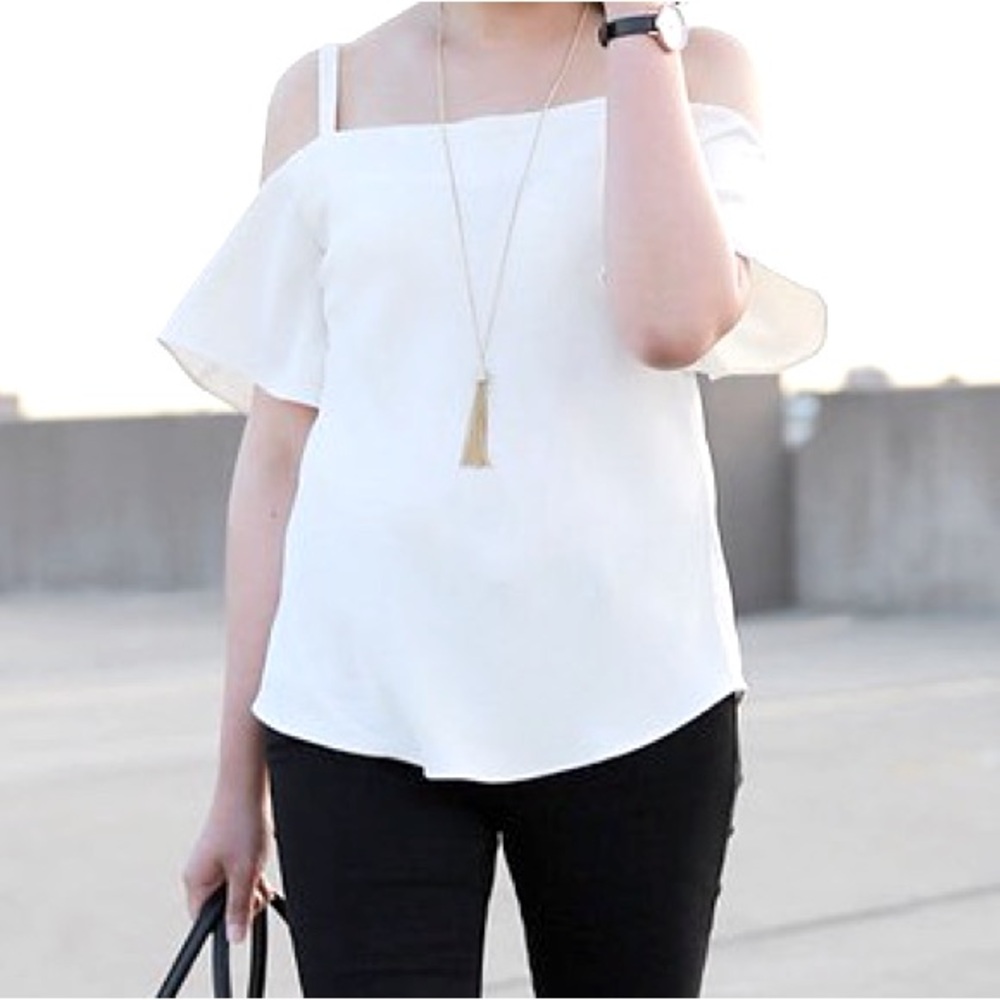 NWT Ann Taylor Ivory Blouse Size XL